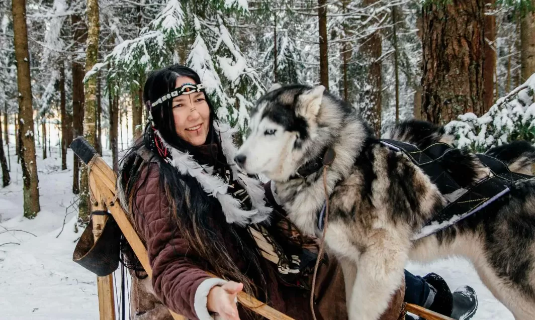 Индейская деревня - Глубокое